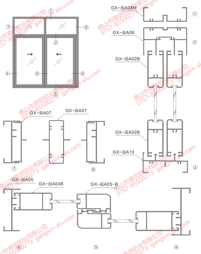 Cloud A Sash Window