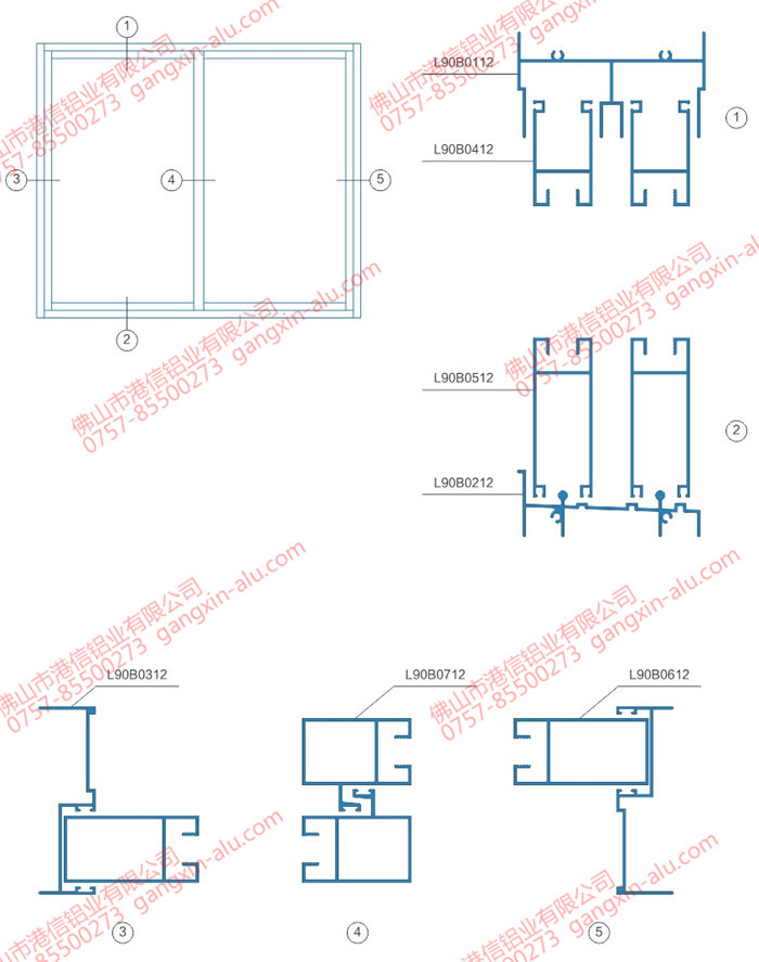 Series L90B Sash Window