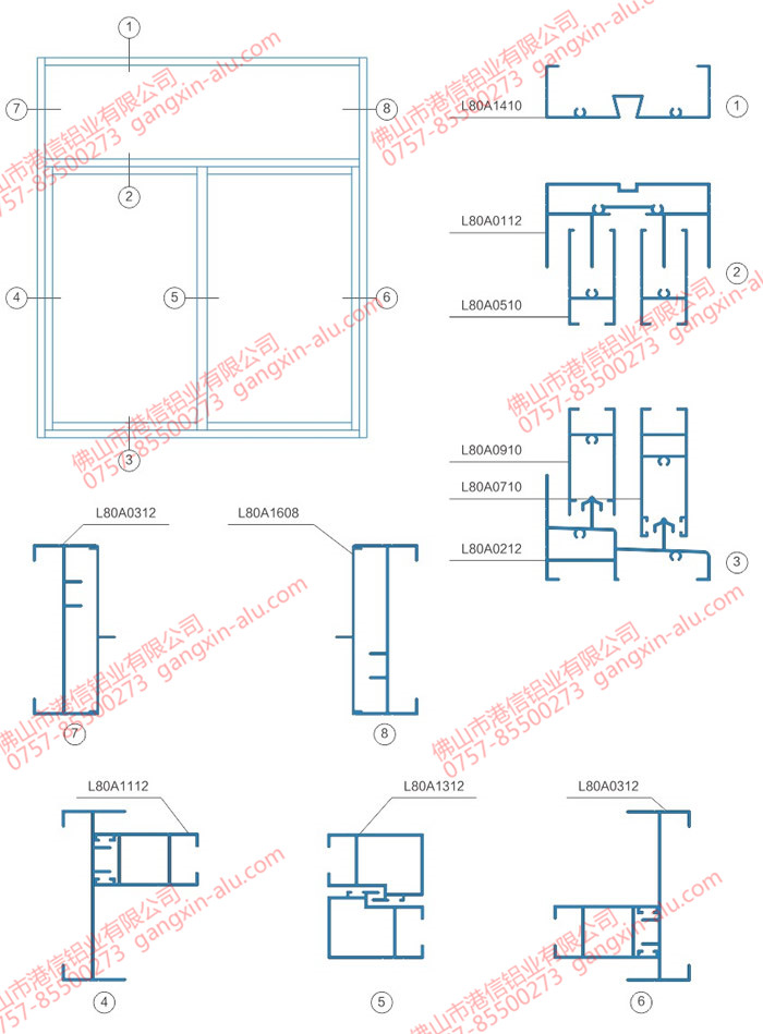 Series L80A Sash Window