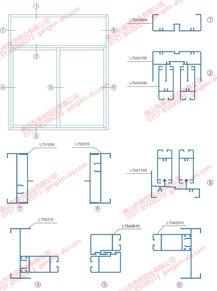 Series L75A Sash Window