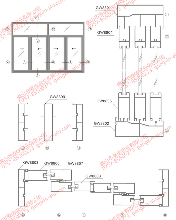 Series GW88 Sash Window