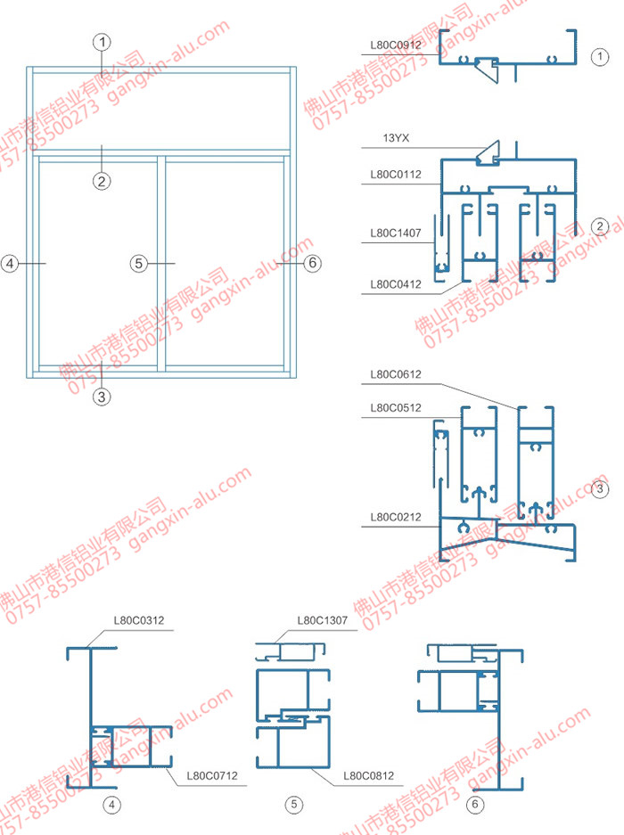 Series L80C Sash Window