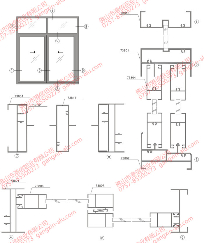 Series 738 Sash Window