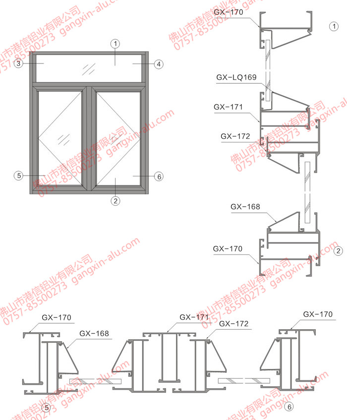 Series 50A Casement Windows